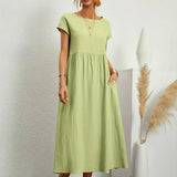 Charlotte ™ — Flowing Midi Dress with Timeless Elegance