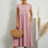 Charlotte ™ — Flowing Midi Dress with Timeless Elegance