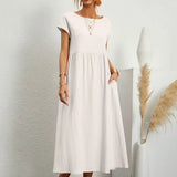 Charlotte ™ — Flowing Midi Dress with Timeless Elegance