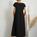 Charlotte ™ — Flowing Midi Dress with Timeless Elegance
