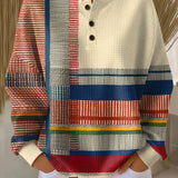 Hanne | Striped and Colour Block Jumper