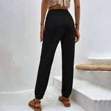 Casual Solid Colour Trousers