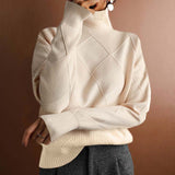 Casual Knit Pullover in Solid Colour
