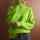 Casual Knit Pullover in Solid Colour