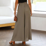 Casual Wide-Leg Trousers