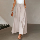 Casual Wide-Leg Trousers