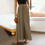 Casual Wide-Leg Trousers