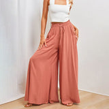 Casual Wide-Leg Trousers