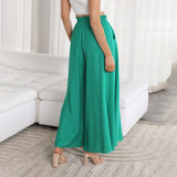 Casual Wide-Leg Trousers