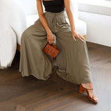 Casual Wide-Leg Trousers
