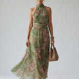 Naomi | Halter Maxi Dress