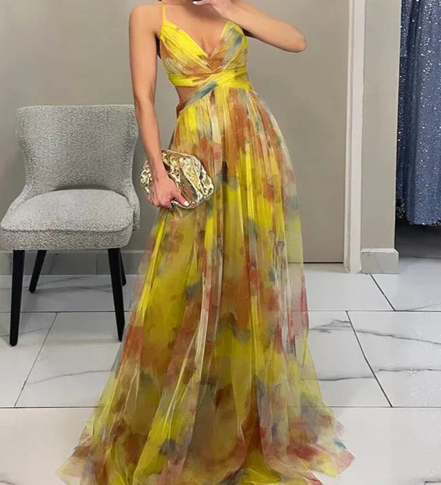 Madeline | Floral Maxi Dress for Effortless Elegance