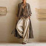 Florence Linen-Blend Matching Sets