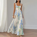 Isabel | Floral A-Line Maxi Dress