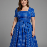 BEATRIX | POLKA DOT BOW DRESS