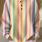 Rieke | Jersey with Vertical Stripes in Colours