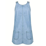 Saylor | Relaxed Denim-Look Dress