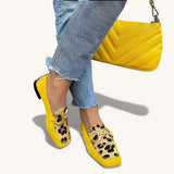 Assunta - Moccasins with Animal Print