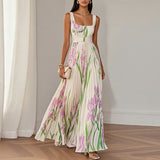 Isabel | Floral A-Line Maxi Dress