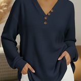 Wilma | Plain Jersey with V-Neck