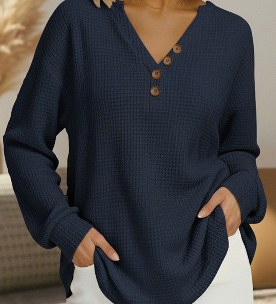 Wilma | Plain Jersey with V-Neck