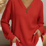 Wilma | Plain Jersey with V-Neck