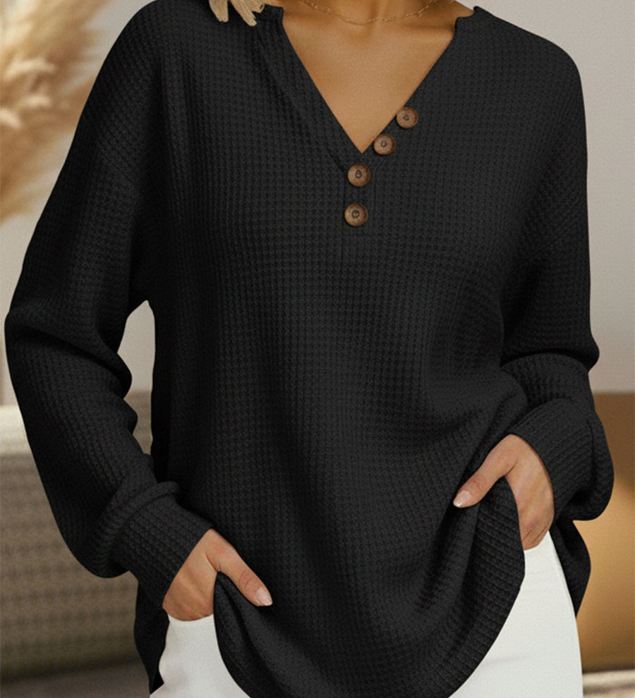 Wilma | Plain Jersey with V-Neck