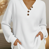 Wilma | Plain Jersey with V-Neck