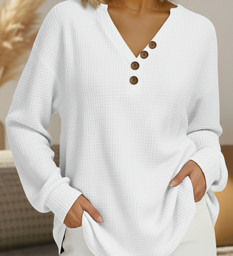 Wilma | Plain Jersey with V-Neck