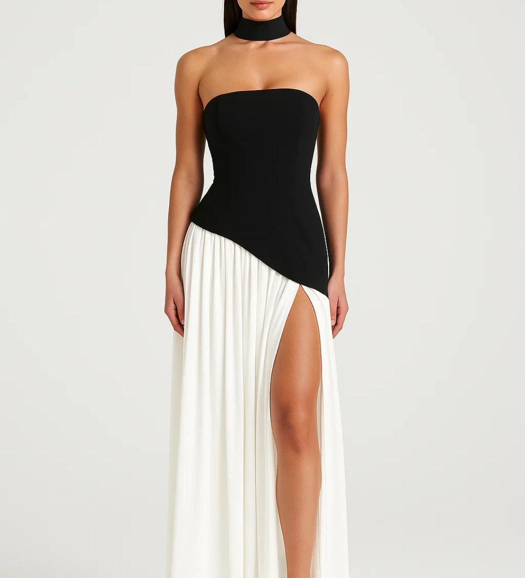 THESSALY | LIGHTWEIGHT V-NECK MIDI DRESS