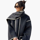 ZYRA | FRINGED SCARF JACKET