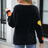 Heart Pattern Knit Jumper