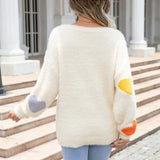 Heart Pattern Knit Jumper