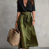 Martina | Elegant and Fluid One-Shoulder Maxi Dress