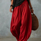 Off-Shoulder Top & Lantern Trousers Set