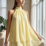 Plume | Mini Lightweight and Flowing Dress with Layers