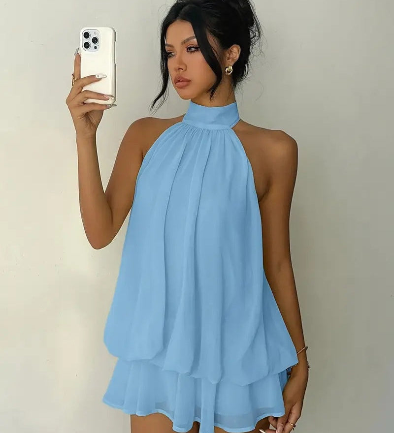 Plume | Mini Lightweight and Flowing Dress with Layers