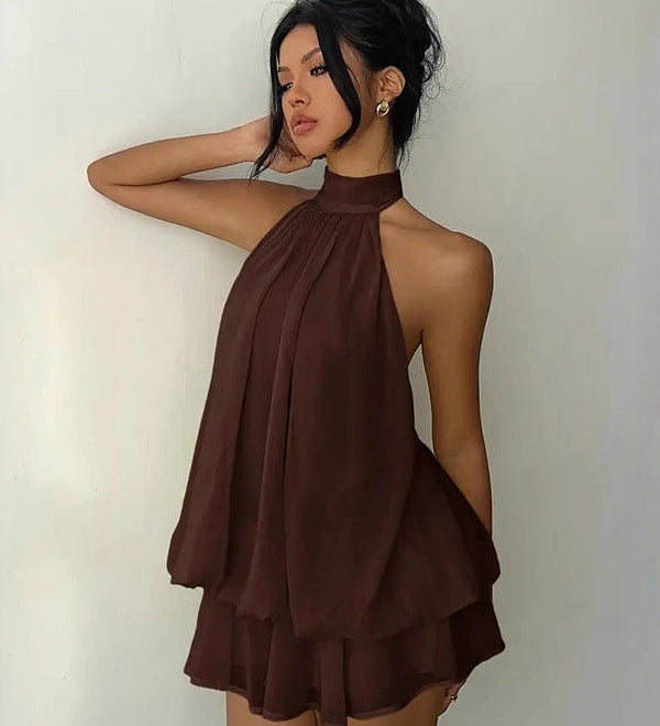 Plume | Mini Lightweight and Flowing Dress with Layers