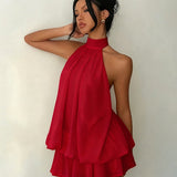 Plume | Mini Lightweight and Flowing Dress with Layers