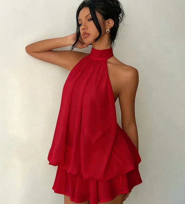 Plume | Mini Lightweight and Flowing Dress with Layers
