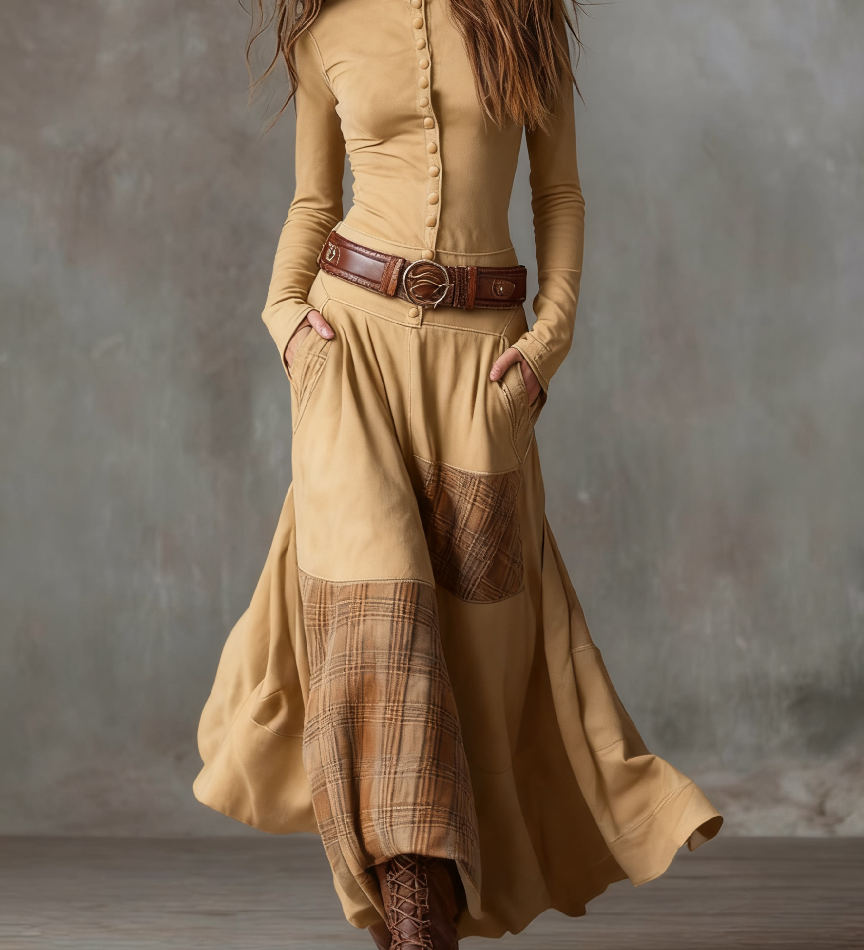 Emily | Belted Dress