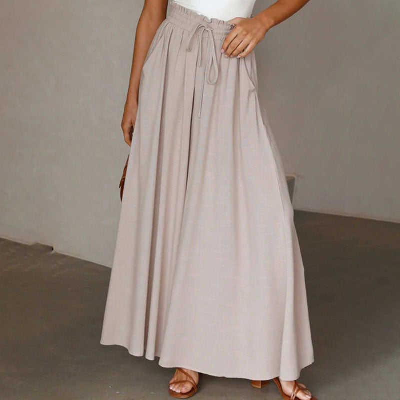 Casual Wide-Leg Trousers