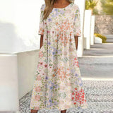 Casual Floral Print Dress