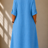 Casual V-Neck Dress Claire