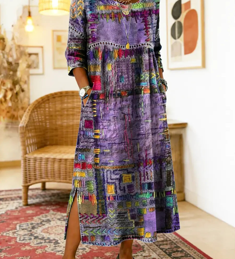 Sabine™ — BOHEMIAN PRINT MAXI DRESS