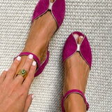 Azucena™ | Suede Flat Sandals