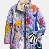 OLIVIA | Quilted Jacket Little Dogs Michèle
