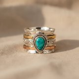 Azzurra™ - Statement Ring with Oval Turquoise