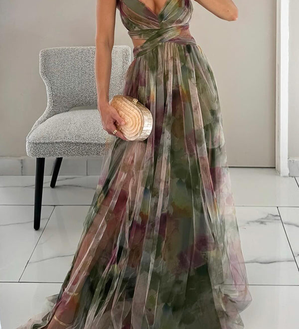 Madeline | Floral Maxi Dress for Effortless Elegance