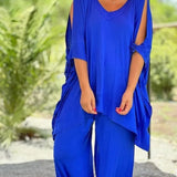Ursula™ | Open Shoulder Tunic and Trousers Set